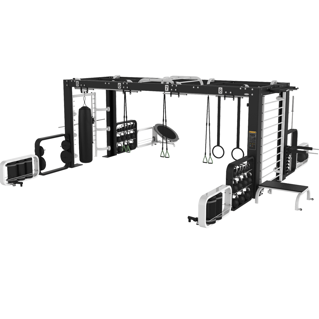 Estructura Modular Funcional Cyro para Gimnasio